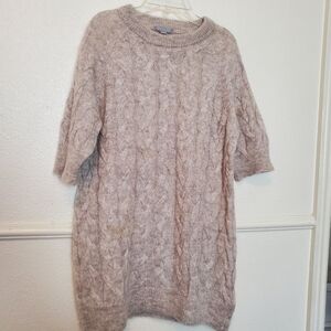 COS‎ Women's Soft Cream Cable Knit Sweater Sz S